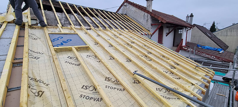 Travaux isolation de toiture dans le Val d'Oise 95